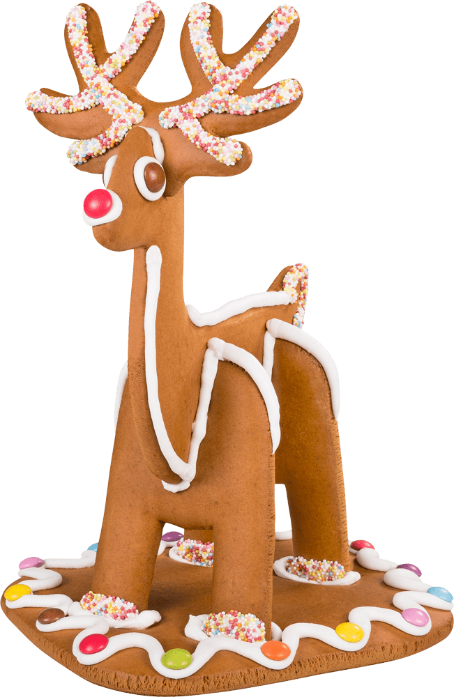 DIY Lebkuchen-Rentier DIY Lebkuchen-Rentier