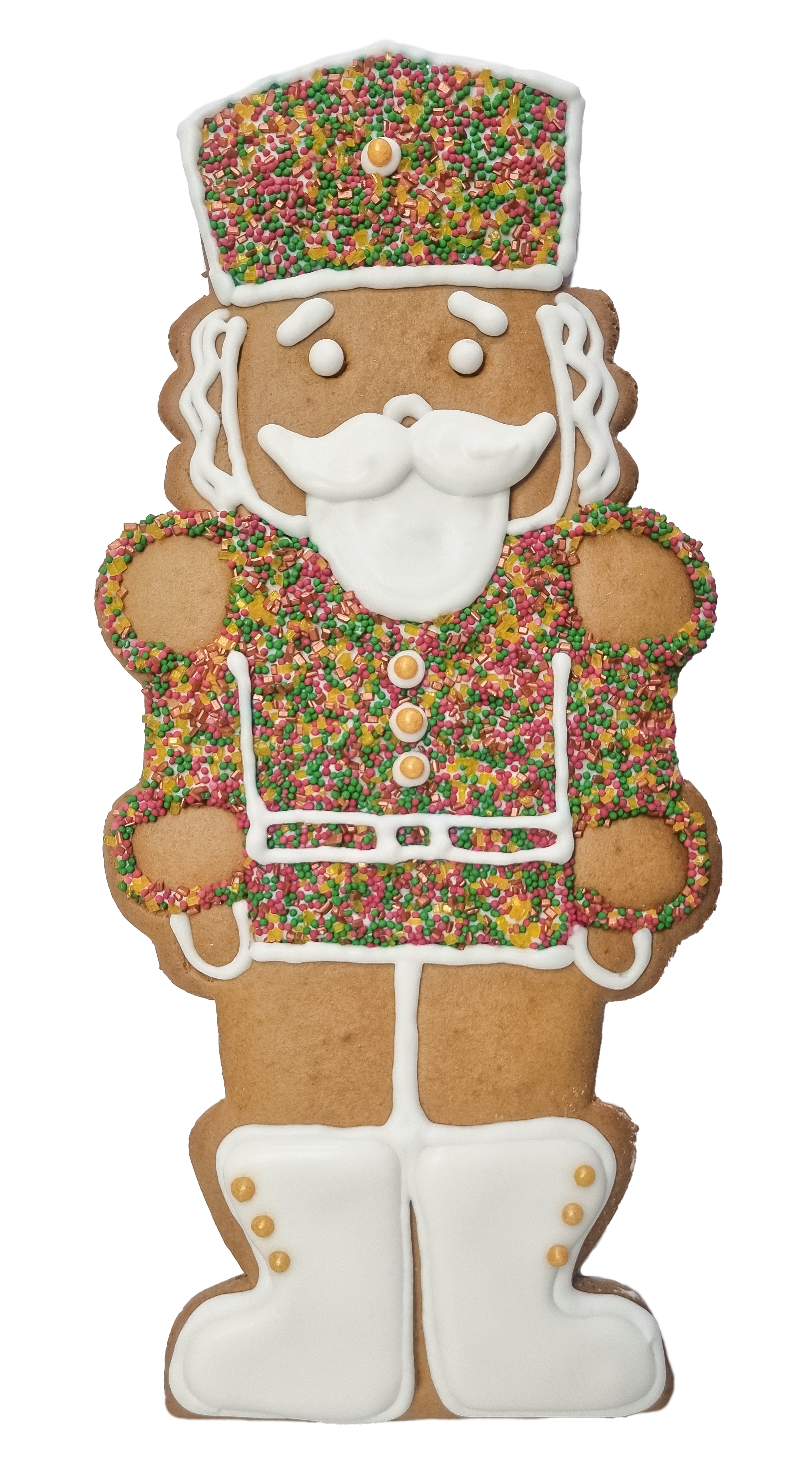 DIY Lebkuchen-Nussknacker Dekorationsvorschlag
